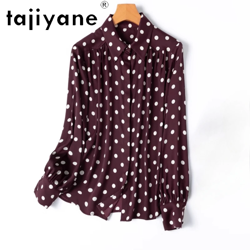 TAJIYANE 93% Mulberry Silk Shirt Woman Vintage Long Sleeve Blouse New Arrivals 2025 Office Wear Women Tops Spring Clothes Блузка
TAJIYANE 93% Mulberry Silk Shirt Woman Vintage Long Sleeve Blouse New Arrivals 2025 Office Wear Women Tops Spring Clothes Блузка
