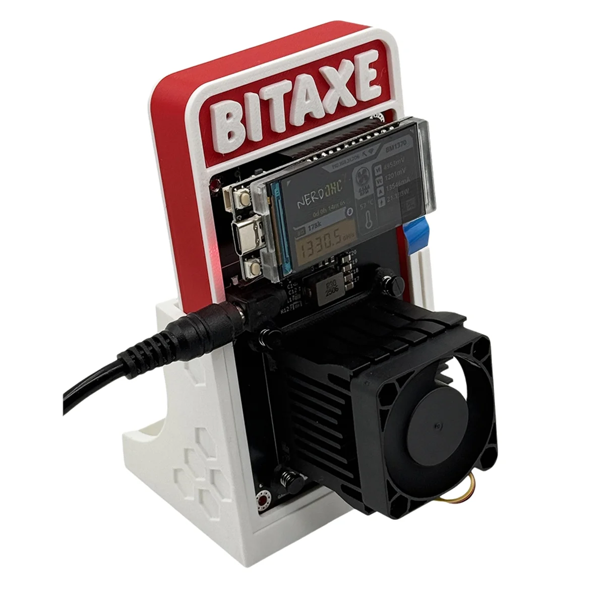 Bitaxe Gamma 601 Nerdaxe 1,2TH/S 1200GH/S BTC Solo Miner 18-22 Вт BM1370 Asic от Antminer S21 Pro Crypto Miner AU PLUG
Bitaxe Gamma 601 Nerdaxe 1,2TH/S 1200GH/S BTC Solo Miner 18-22 Вт BM1370 Asic от Antminer S21 Pro Crypto Miner AU PLUG