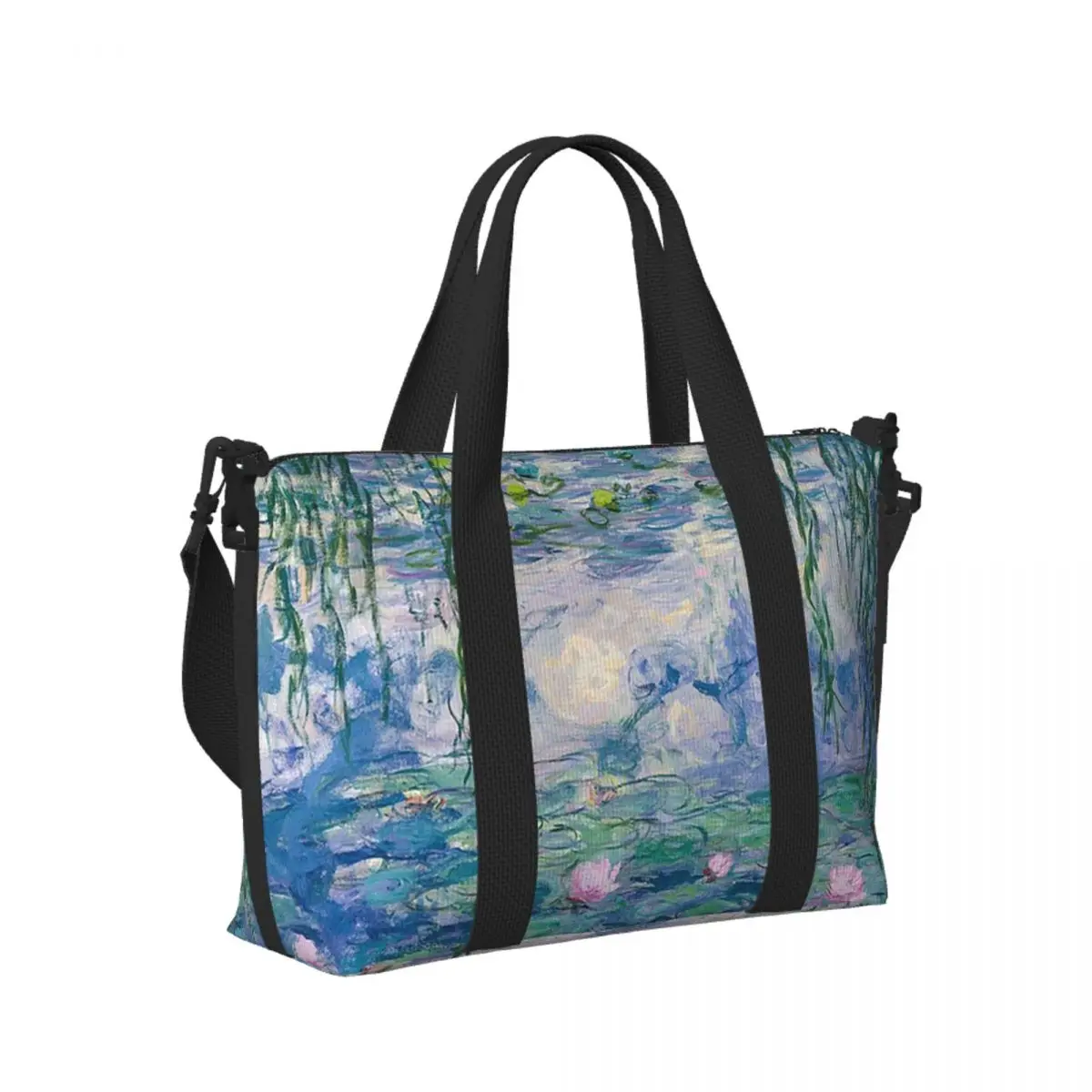 Водные лилии Claude Monet Fine Art Пляжная дорожная сумка Большая вместительная сумка-тоут для тренажерного зала Йога Женская дорожная сумка для покупок
Водные лилии Claude Monet Fine Art Пляжная дорожная сумка Большая вместительная сумка-тоут для тренажерного зала Йога Женская дорожная сумка для покупок