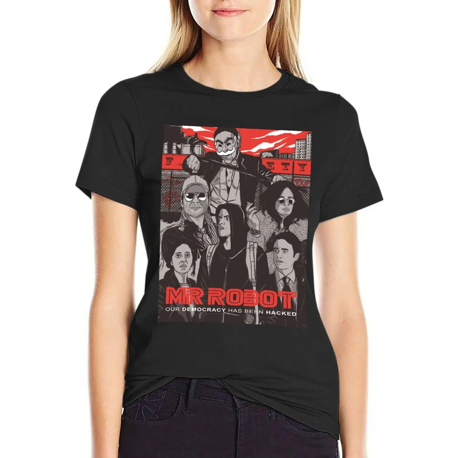 MR. ROBOT T-Shirt quick drying anime clothes customs design your own female cropped t shirts for Women
MR. ROBOT T-Shirt quick drying anime clothes customs design your own female cropped t shirts for Women