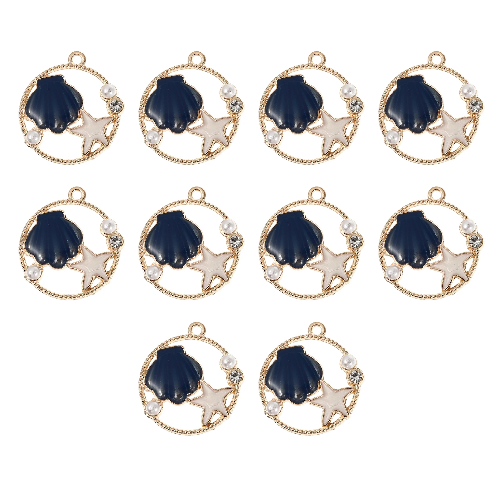 10 pcs Shell Jewelry Accessories Charms for Bracelet Making Decorative Alloy DIY Necklace Crafting Girls Ornaments
10 pcs Shell Jewelry Accessories Charms for Bracelet Making Decorative Alloy DIY Necklace Crafting Girls Ornaments