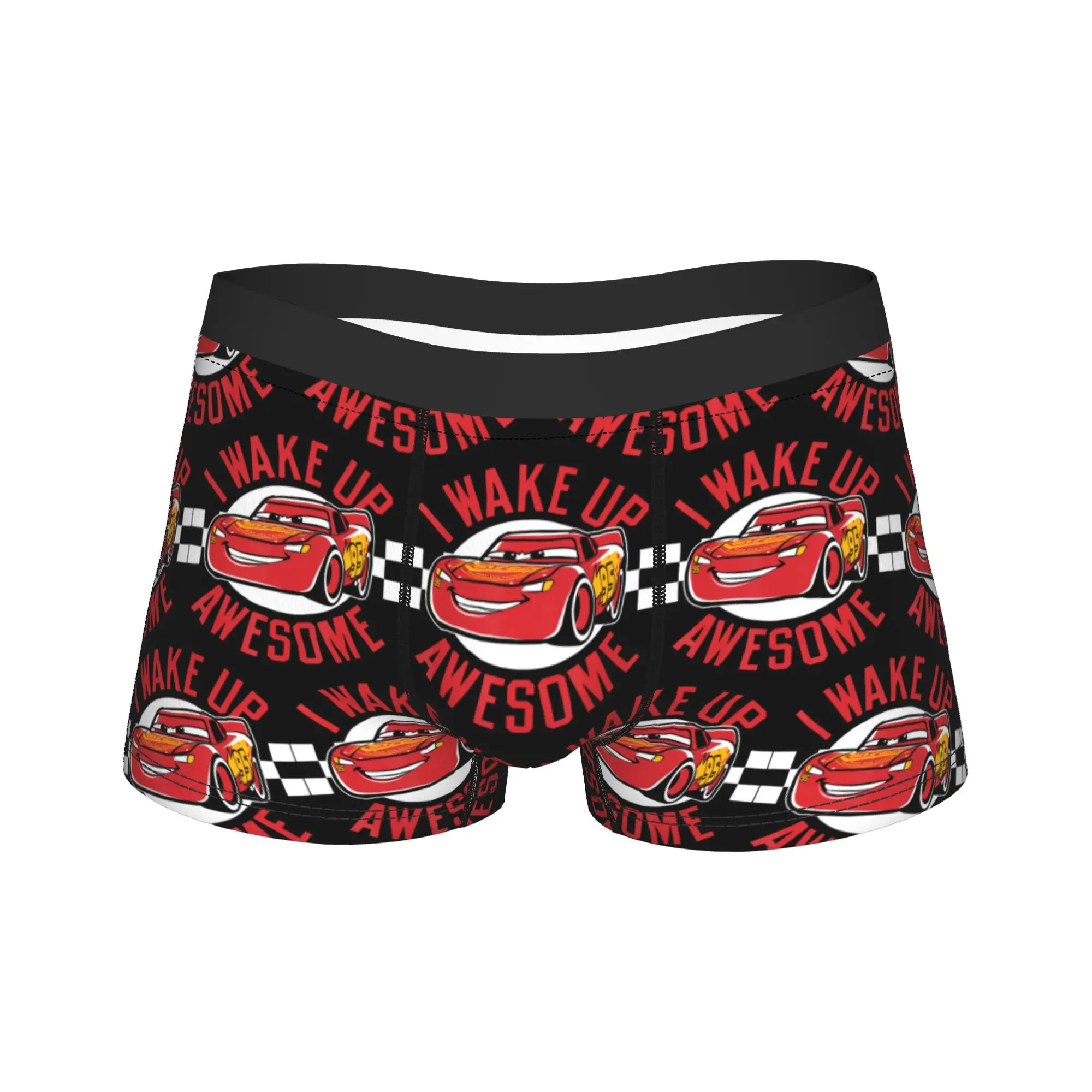 Lightning McQueen I Wake Up Awesome Underwear Comfortable Underpants Printing Boxer Brief For Man Pouch Plus Size Boxershorts
Lightning McQueen I Wake Up Awesome Underwear Comfortable Underpants Printing Boxer Brief For Man Pouch Plus Size Boxershorts