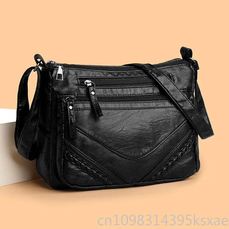Women's Crossbody Bag with Washed Soft Leather Small Square Shoulder Bag Lightweight Versatile Daily Purse
Women's Crossbody Bag with Washed Soft Leather Small Square Shoulder Bag Lightweight Versatile Daily Purse
