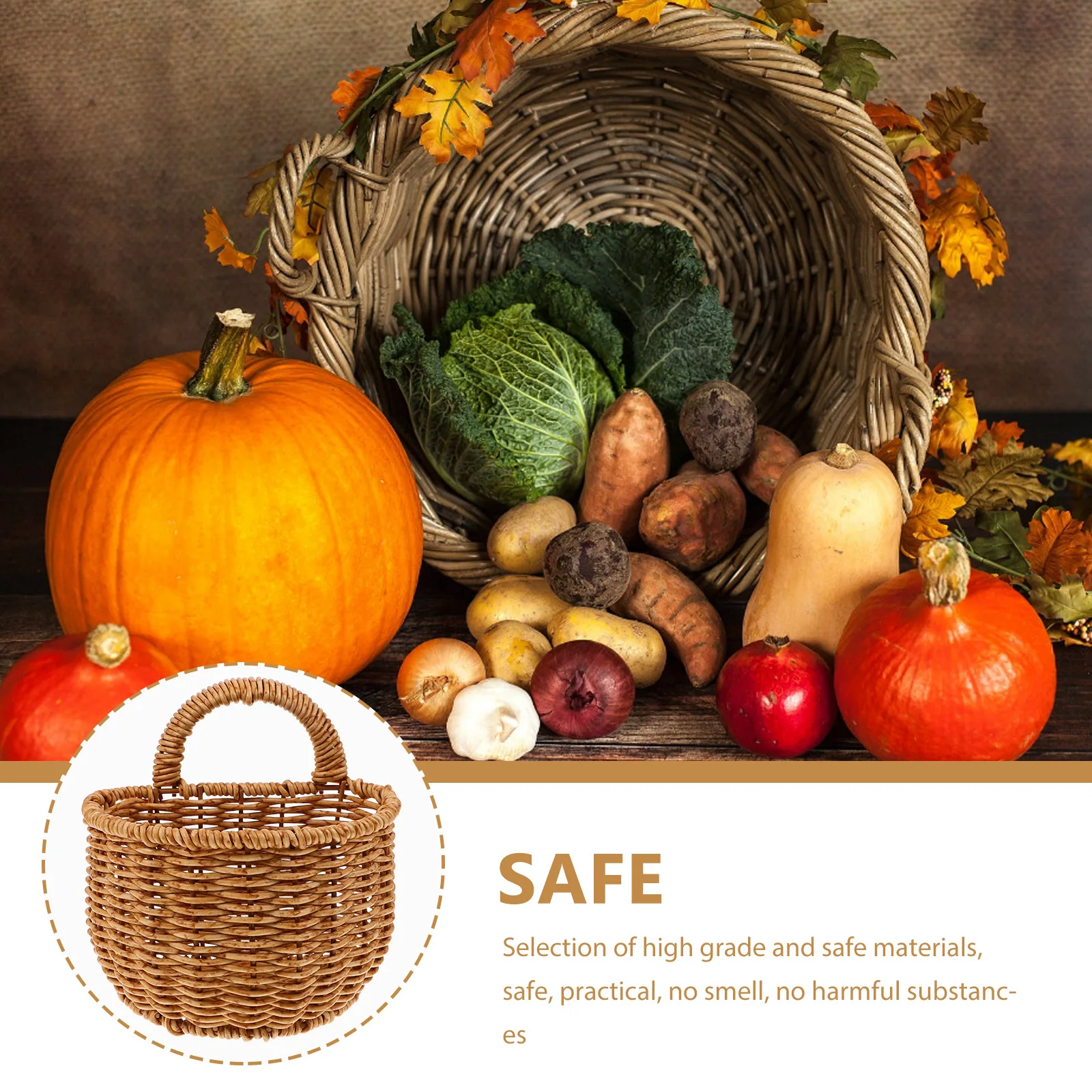 Wall Storage Basket Fruit Woven Round Reusable Food Pp Bread Imitation Rattan Fruits
Wall Storage Basket Fruit Woven Round Reusable Food Pp Bread Imitation Rattan Fruits