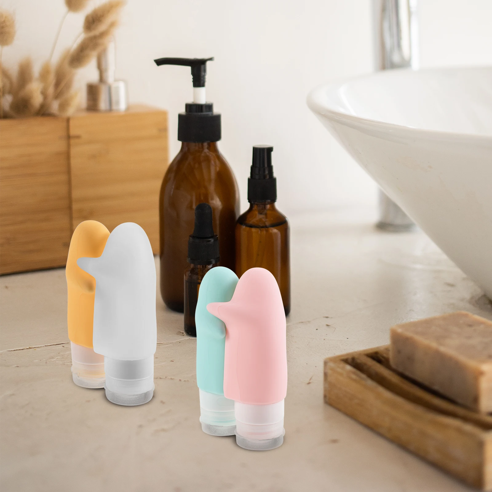 4pcs Travel Toiletries Bottles Set Pink Green White Portable Squeeze Containers Travel Bottles for Shampoo Lotion
4pcs Travel Toiletries Bottles Set Pink Green White Portable Squeeze Containers Travel Bottles for Shampoo Lotion