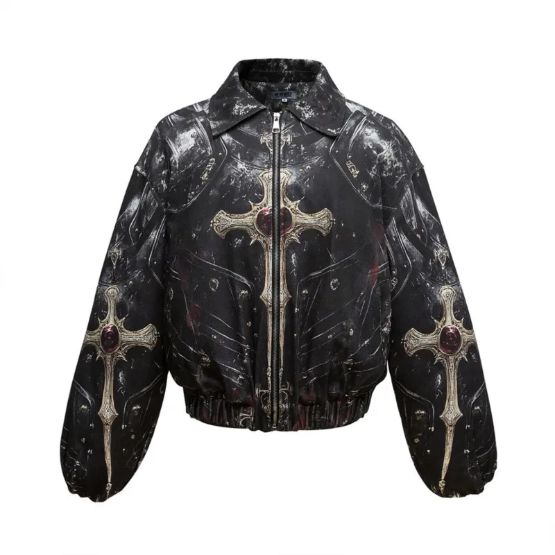 Мужские пуховики с цифровым принтом Y2K, мужское пальто с готическим воротником-стойкой, большие женские зимние парки
Мужские пуховики с цифровым принтом Y2K, мужское пальто с готическим воротником-стойкой, большие женские зимние парки