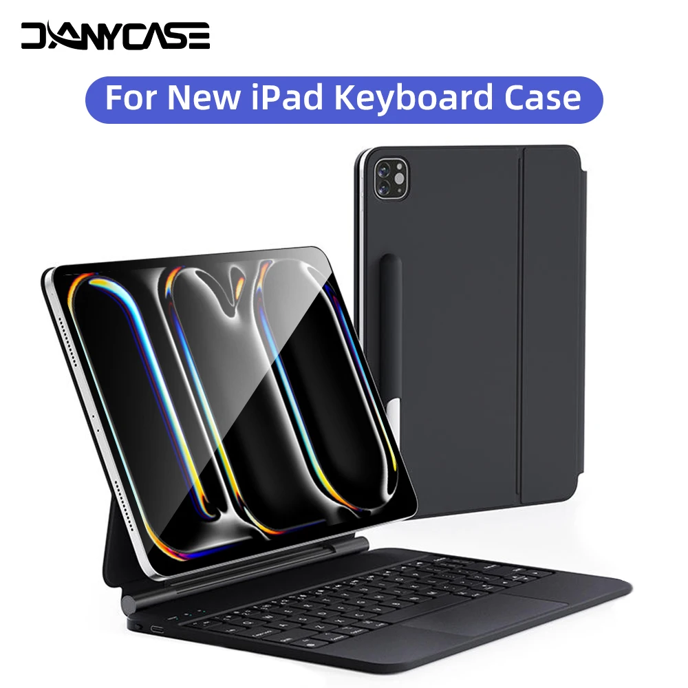 For iPad Magic Keyboard for 2024 Pro 11 M4 Air 11/13 M2 Case for iPad 10th Generation 6th 5th 4th Air 4 Air 5 Tablet Cover
For iPad Magic Keyboard for 2024 Pro 11 M4 Air 11/13 M2 Case for iPad 10th Generation 6th 5th 4th Air 4 Air 5 Tablet Cover