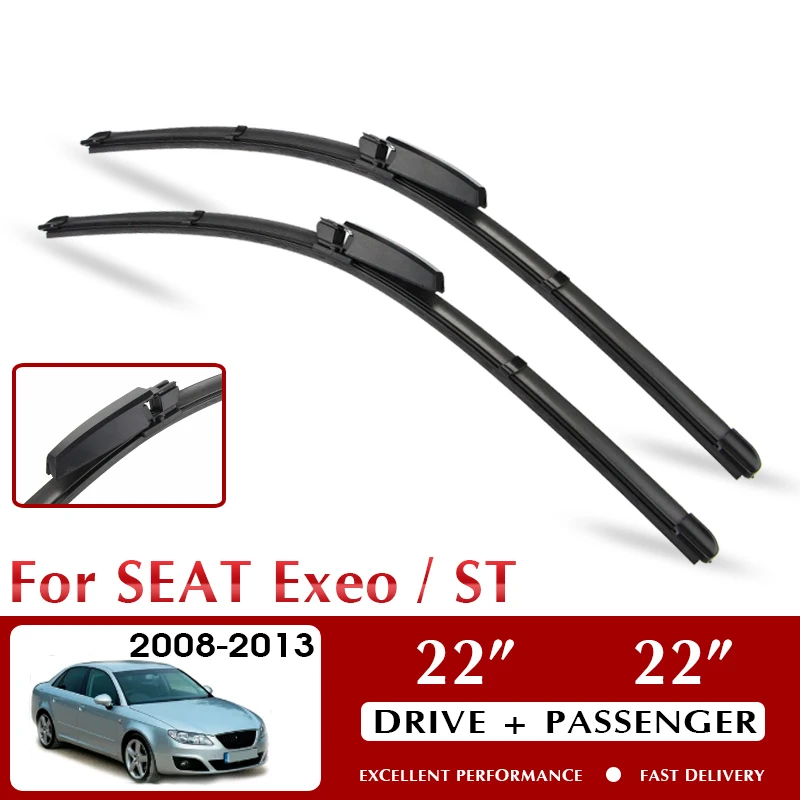Car Wiper Front Car Wiper Blade Blades for SEAT Exeo / ST 2008 - 2013 Windshield Windscreen Window 22"+22" LHD RHD
Car Wiper Front Car Wiper Blade Blades for SEAT Exeo / ST 2008 - 2013 Windshield Windscreen Window 22"+22" LHD RHD