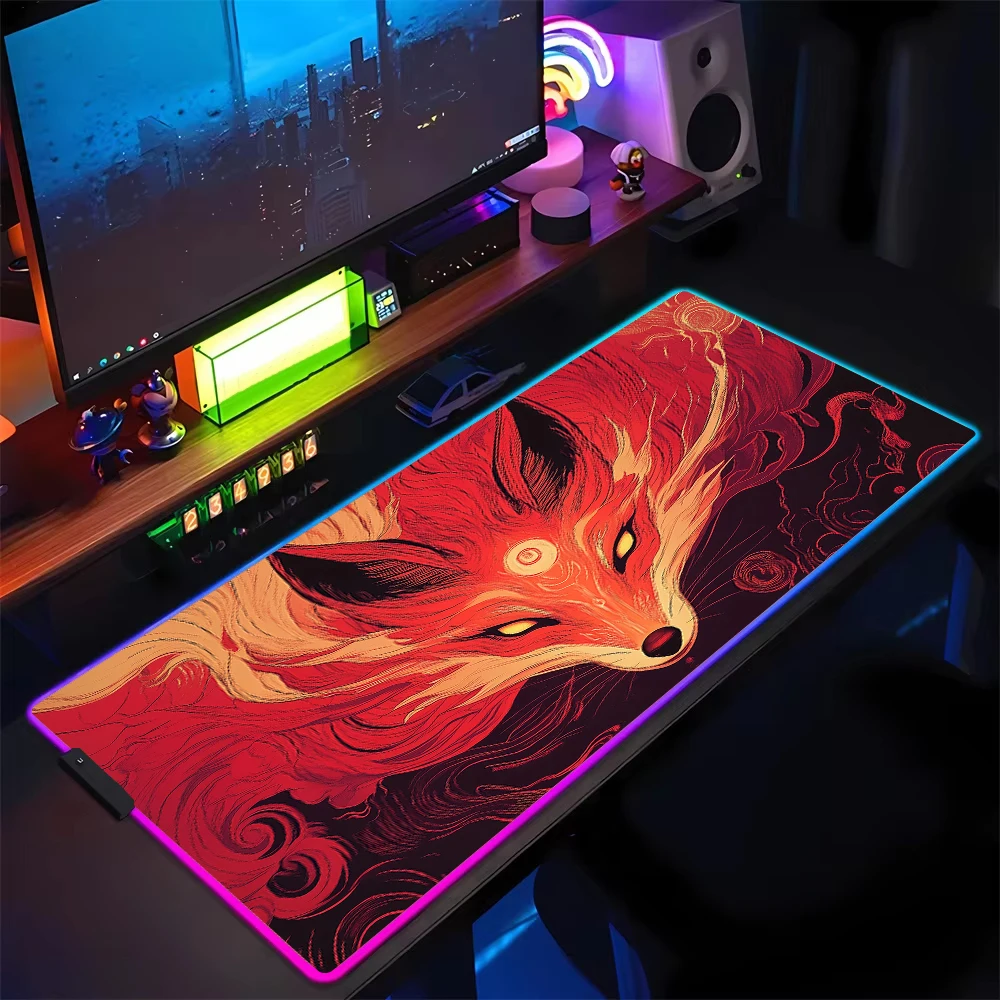 RGB beautiful luminous mouse pad Oversized rubber non-slip gaming pads Dirt resistant computer desk mat High quality accessories
RGB beautiful luminous mouse pad Oversized rubber non-slip gaming pads Dirt resistant computer desk mat High quality accessories