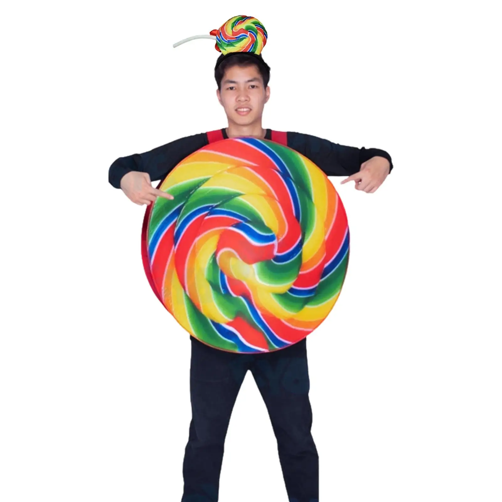 Костюм-леденец для взрослых, наряд для косплея, карнавальный костюм, реквизит для ролевых игр
Костюм-леденец для взрослых, наряд для косплея, карнавальный костюм, реквизит для ролевых игр