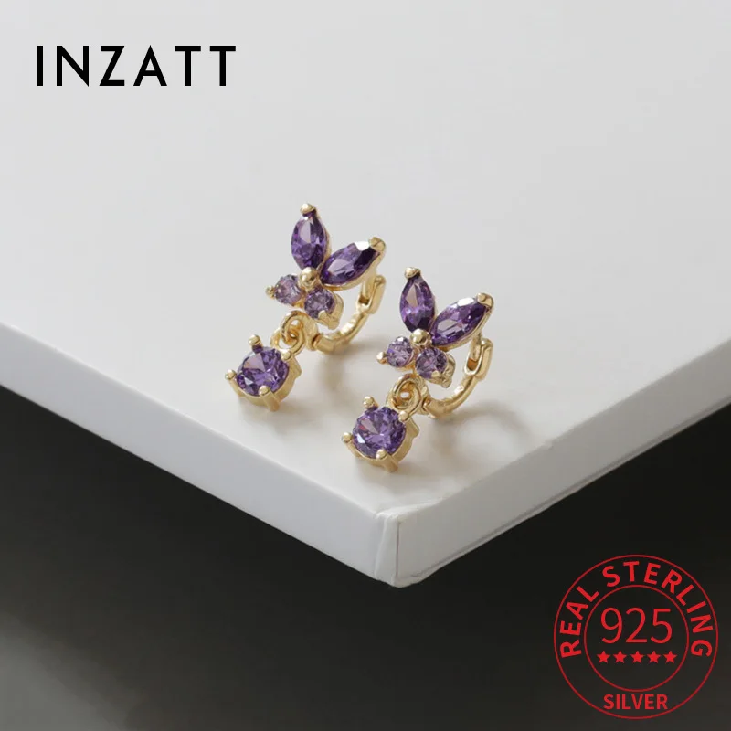INZATT Real 925 Sterling Silver Zircon Butterfly 18K Gold Hoop Earrings for Women Insect Fine Jewelry Classic Accessories
INZATT Real 925 Sterling Silver Zircon Butterfly 18K Gold Hoop Earrings for Women Insect Fine Jewelry Classic Accessories