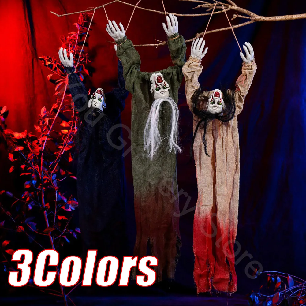 New Halloween Decoration Hanging Ghost Long Hair Ghost Fear Party Haunted House Secret Room Atmosphere Layout Props
New Halloween Decoration Hanging Ghost Long Hair Ghost Fear Party Haunted House Secret Room Atmosphere Layout Props
