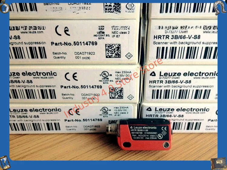 HRTR 3B/66-V-S8 Brand New Photoelectric Switch HT3C. V/2N-M8
HRTR 3B/66-V-S8 Brand New Photoelectric Switch HT3C. V/2N-M8