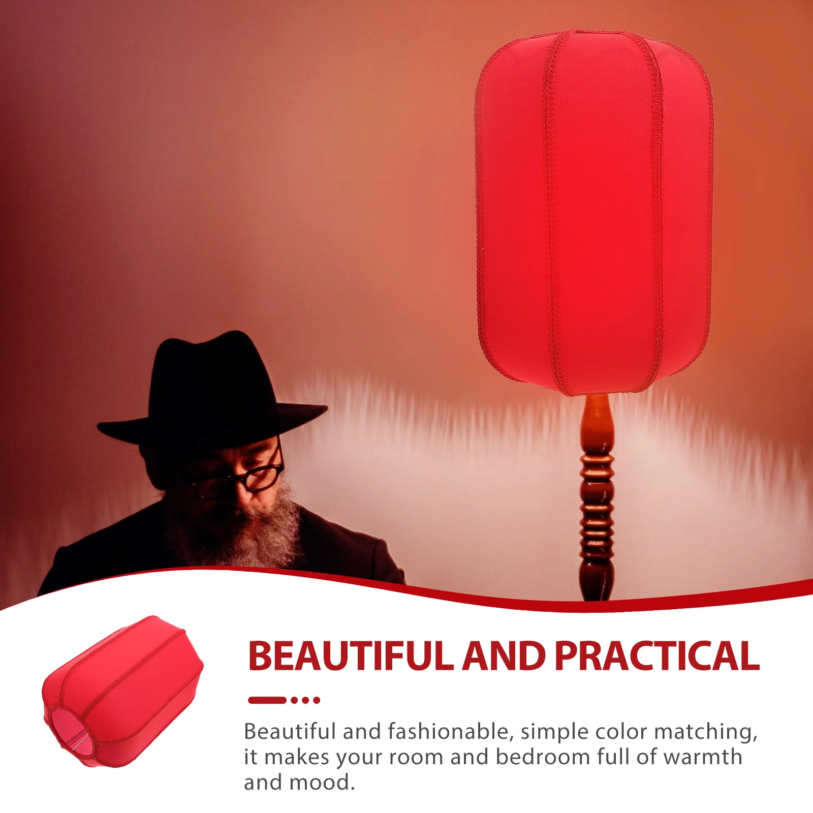 Chinese Style Lantern Shade Lampshade Decor Cover Table Adornment Premium Material Dust Protection Bedroom Living Room
Chinese Style Lantern Shade Lampshade Decor Cover Table Adornment Premium Material Dust Protection Bedroom Living Room