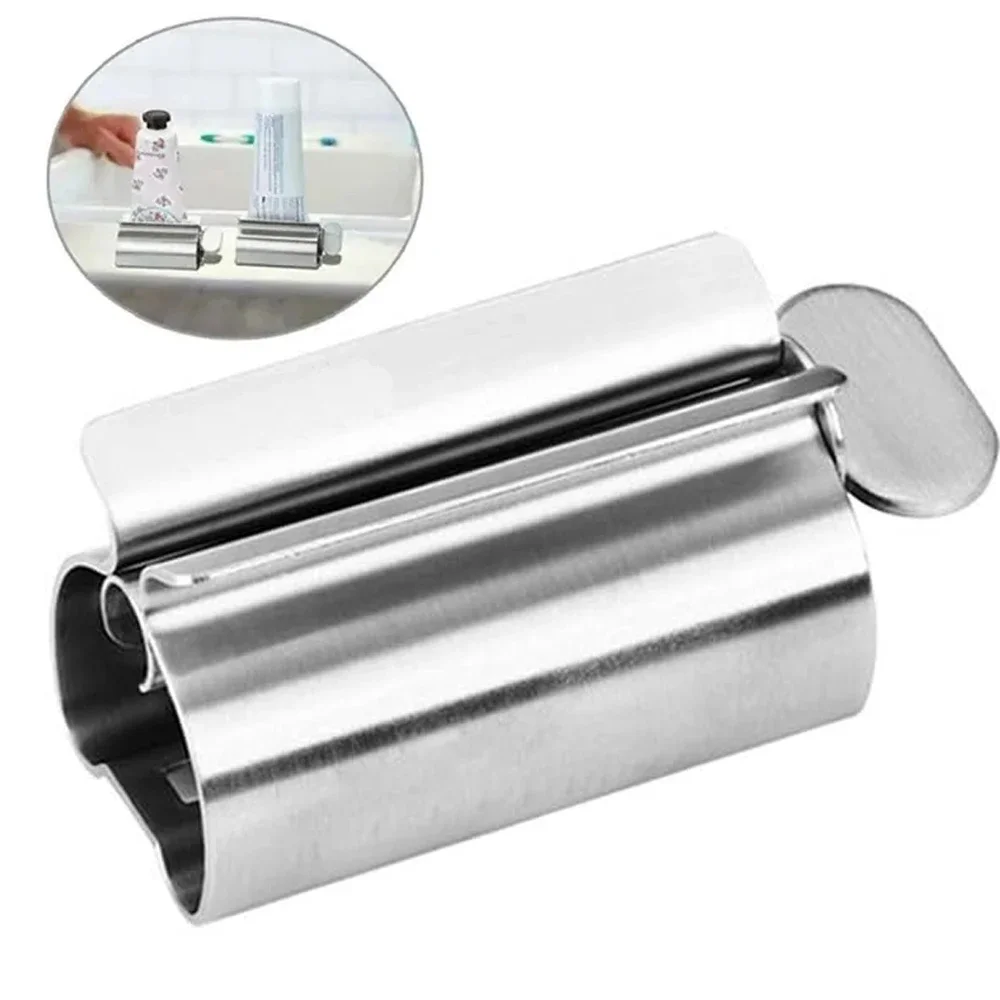 Bathroom Accessories Toothpaste Squeezer Tube Roller Stainless Steel Wringer Roller Rotate Dispenser for Ointments Cosmetics
Bathroom Accessories Toothpaste Squeezer Tube Roller Stainless Steel Wringer Roller Rotate Dispenser for Ointments Cosmetics