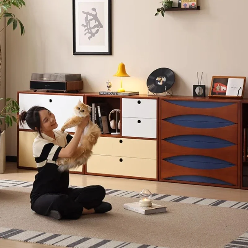 Modular combination dining side cabinet living room bedroom wall storage bookcase
Modular combination dining side cabinet living room bedroom wall storage bookcase