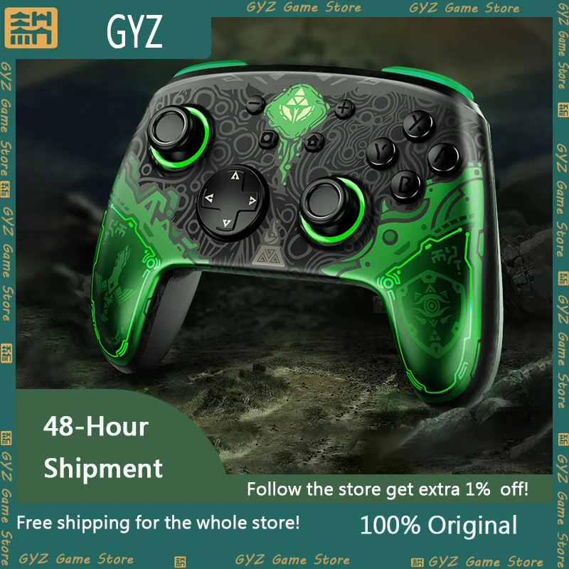 New Gyz Iine Wireless Controller One Piece Wake Up Nfc Function Support Multi-Platform 6-Axis Body Sense Red Edit Customized
New Gyz Iine Wireless Controller One Piece Wake Up Nfc Function Support Multi-Platform 6-Axis Body Sense Red Edit Customized