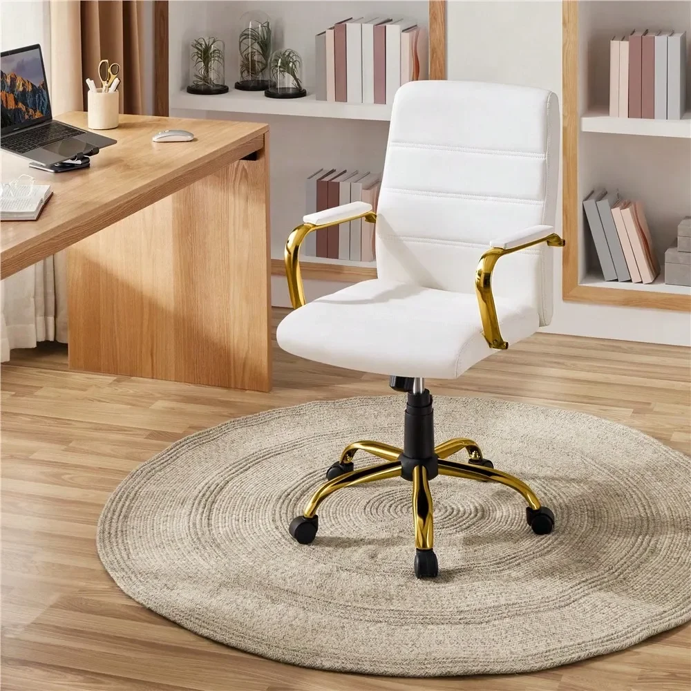 gaming chair ergonomic chair 1PC PU Leather Office Chair With Swivel, MidBack Desk Chair With HeightAdjustable Seat, Computer Ch
gaming chair ergonomic chair 1PC PU Leather Office Chair With Swivel, MidBack Desk Chair With HeightAdjustable Seat, Computer Ch