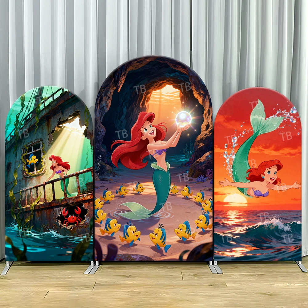 The Little Mermaid Underwater Arch Backdrop Cover Sunset Scene For Kids Birthday Party Enchanted Cartoon Theme Photo Booth
The Little Mermaid Underwater Arch Backdrop Cover Sunset Scene For Kids Birthday Party Enchanted Cartoon Theme Photo Booth