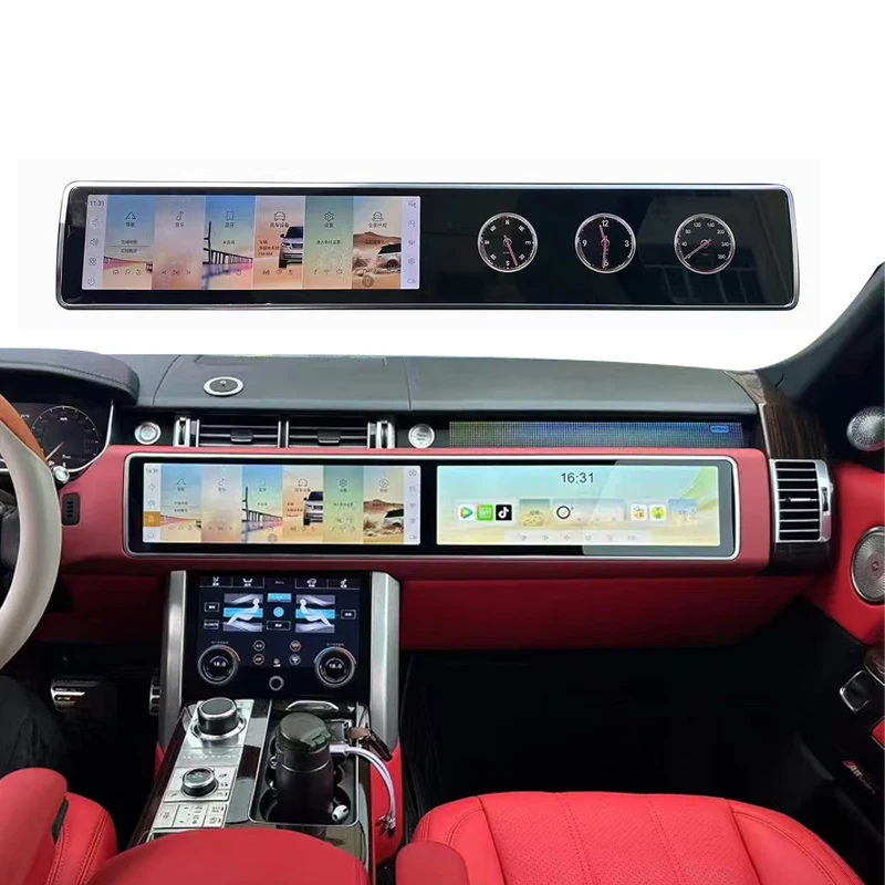 Двойной 15,6-дюймовый интерактивный Android автомобильный радиоэкран Gps для Land Rover Range Rover vogue L405 Sports L494 2013-2016 Carplay
Двойной 15,6-дюймовый интерактивный Android автомобильный радиоэкран Gps для Land Rover Range Rover vogue L405 Sports L494 2013-2016 Carplay