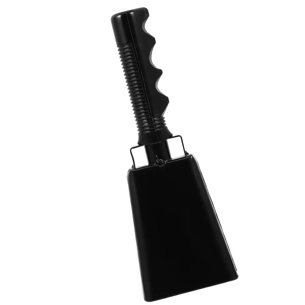 Black Metal Cowbell With Handle Hand Bell Ergonomic Grip Sports Event Drum Accessory Musical Instrument Practical Cowbell Metal
Black Metal Cowbell With Handle Hand Bell Ergonomic Grip Sports Event Drum Accessory Musical Instrument Practical Cowbell Metal