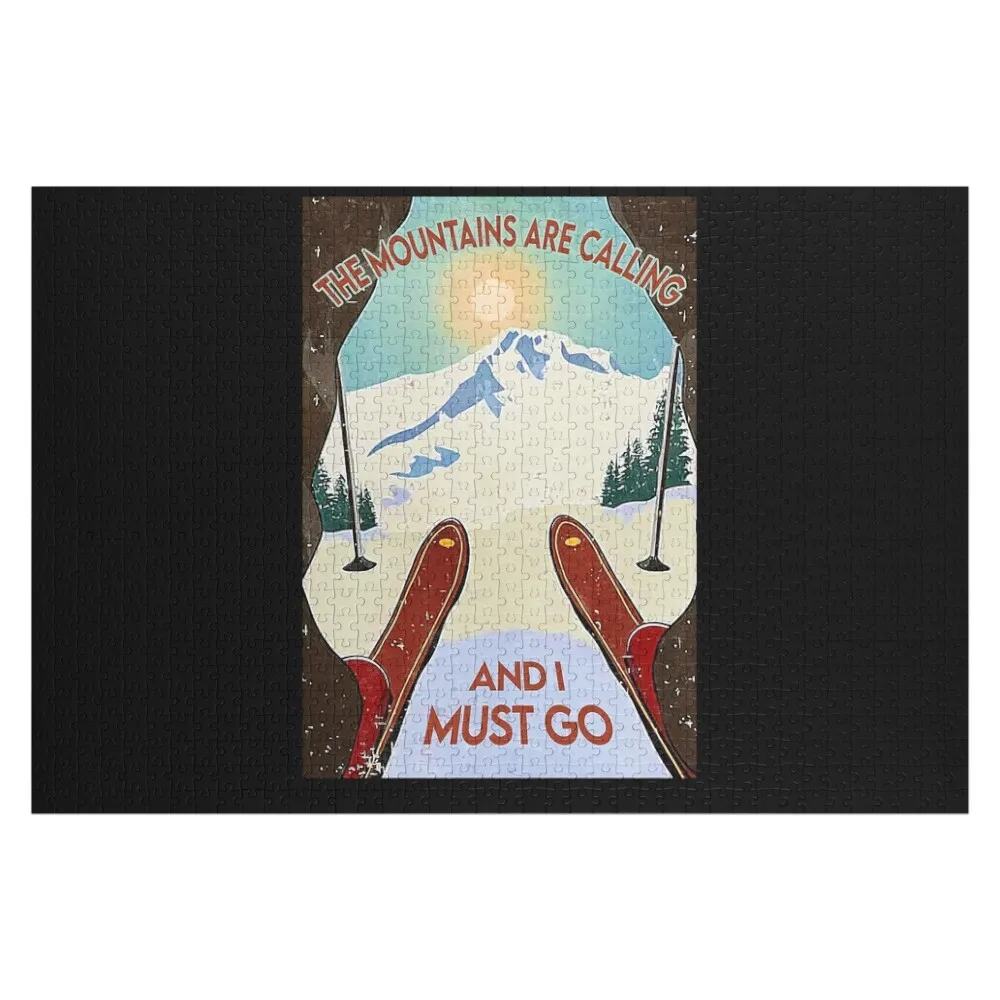 The mountains are calling and i must go Skiing lover Jigsaw Puzzle Wooden Adults Name Wooden Toy Puzzle
The mountains are calling and i must go Skiing lover Jigsaw Puzzle Wooden Adults Name Wooden Toy Puzzle