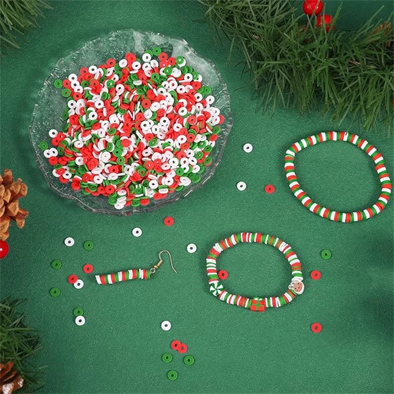 Total 600Pcs 6mm Soft Clay Flat Round Christmas Loose Beads DIY Necklace Bracelet Jewelry Making Pendants Accessories
Total 600Pcs 6mm Soft Clay Flat Round Christmas Loose Beads DIY Necklace Bracelet Jewelry Making Pendants Accessories
