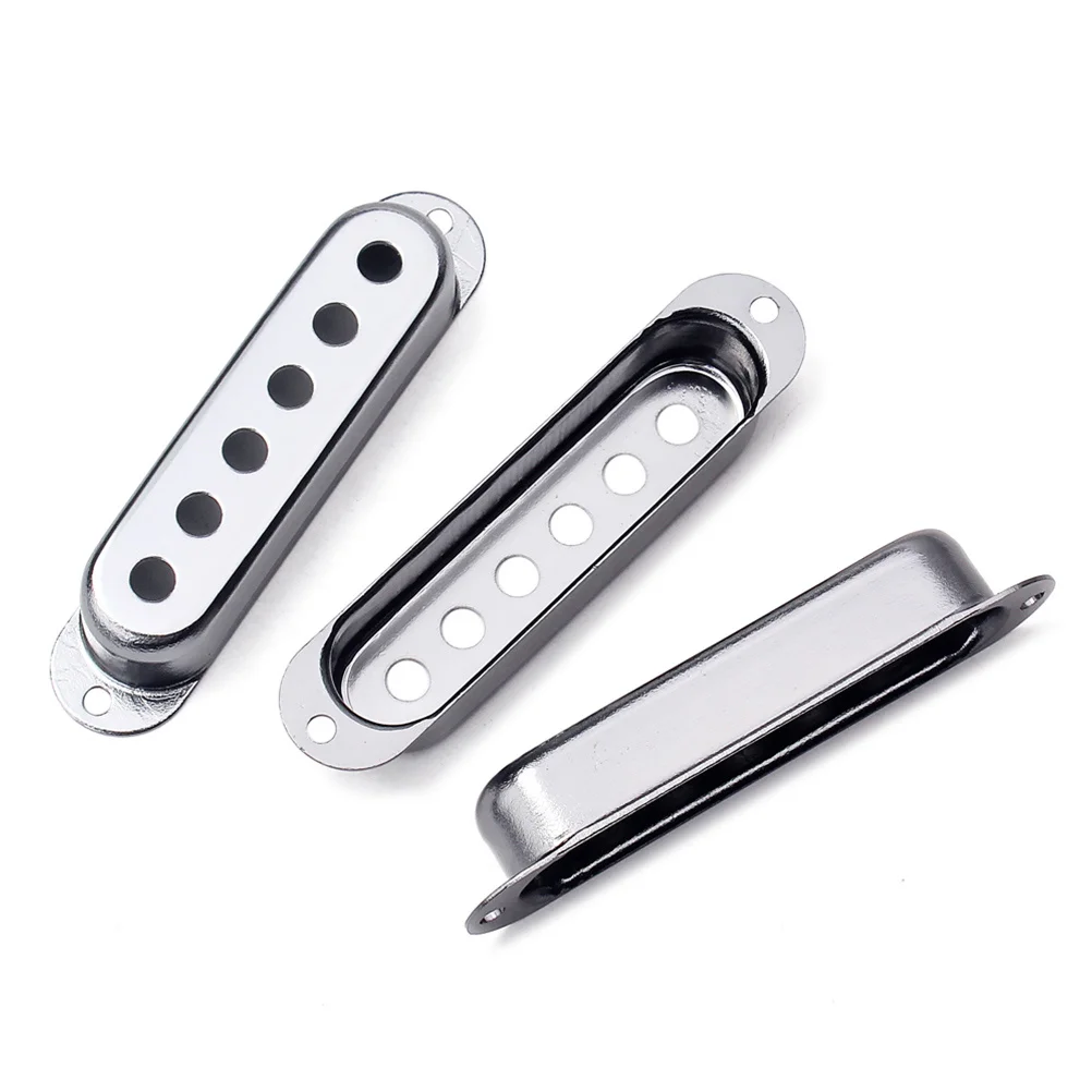 3Pcs Pickup Covers Metal Protective Covers Durable Impact Resistant Guitar Pickup Metal Protection for Electric Guitar 
3Pcs Pickup Covers Metal Protective Covers Durable Impact Resistant Guitar Pickup Metal Protection for Electric Guitar