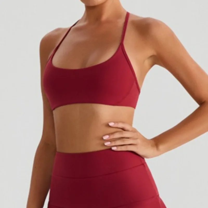 Women's Yoga Clothes Nude Quick Drying Tight Fitting Beautiful Back Sports Underwear Outdoor Leisure Running Fitness Clothes
Women's Yoga Clothes Nude Quick Drying Tight Fitting Beautiful Back Sports Underwear Outdoor Leisure Running Fitness Clothes