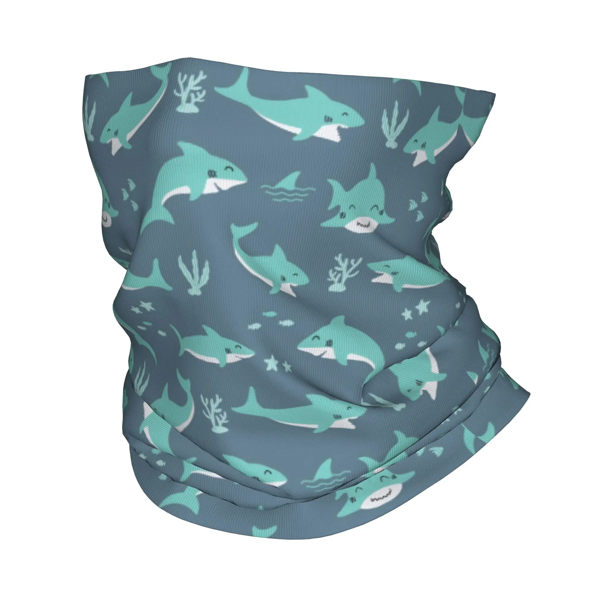 Happy Shark Cartoon Bandana Neck Gaiter Printed Face Scarf Multifunctional Balaclava Running for Men Women Adult Windproof
Happy Shark Cartoon Bandana Neck Gaiter Printed Face Scarf Multifunctional Balaclava Running for Men Women Adult Windproof