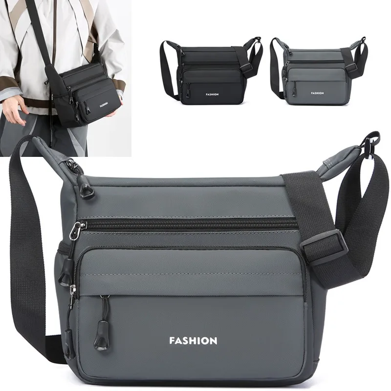 Oxford Cloth Messenger Bag Zipper Opening with Adjustable Shoulder Strap Large Capacity Travel Shoulder Bag
Oxford Cloth Messenger Bag Zipper Opening with Adjustable Shoulder Strap Large Capacity Travel Shoulder Bag