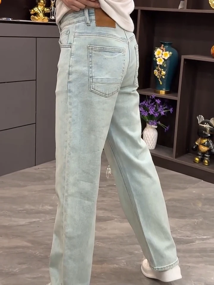 High Quality Fashionable Straight Leg Men's Jeans Stylish Versatile Business Casual Handsome Spring Autumn New Arrival
High Quality Fashionable Straight Leg Men's Jeans Stylish Versatile Business Casual Handsome Spring Autumn New Arrival