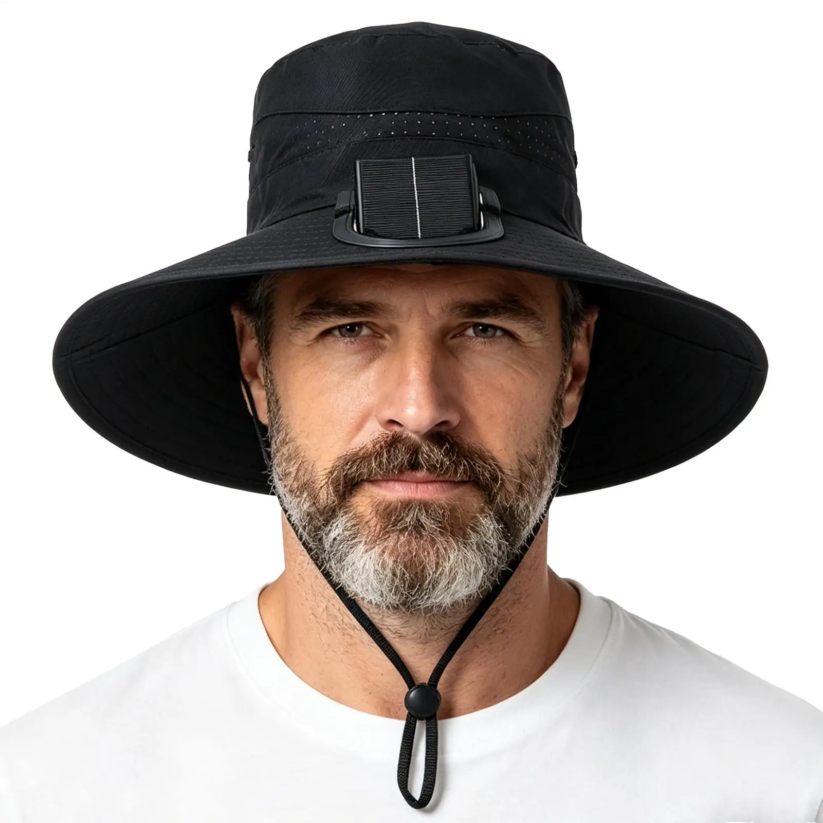 Solar Fan Hat Rechargeable Wide Brim Breathable Visor Cap Wide Brim Sun Hat for Day Night Camping Hiking Gardening Sports
Solar Fan Hat Rechargeable Wide Brim Breathable Visor Cap Wide Brim Sun Hat for Day Night Camping Hiking Gardening Sports