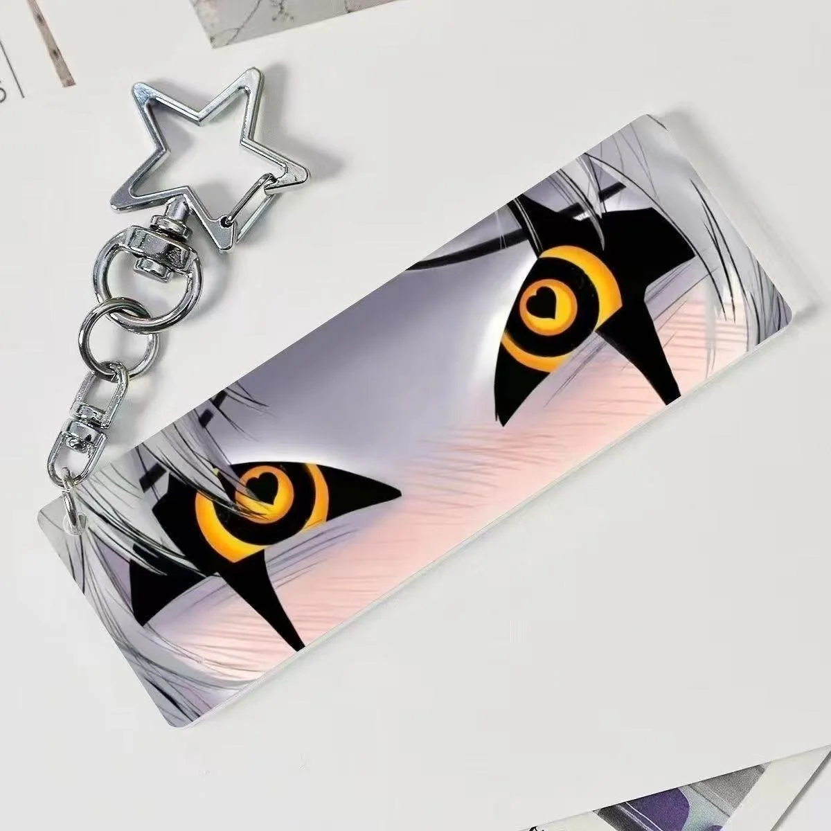 New Freak Circus Periphery Pierrot Cosplay Acrylic Glasses Bar Keychain Decorative Backpack Pendant Collection
New Freak Circus Periphery Pierrot Cosplay Acrylic Glasses Bar Keychain Decorative Backpack Pendant Collection