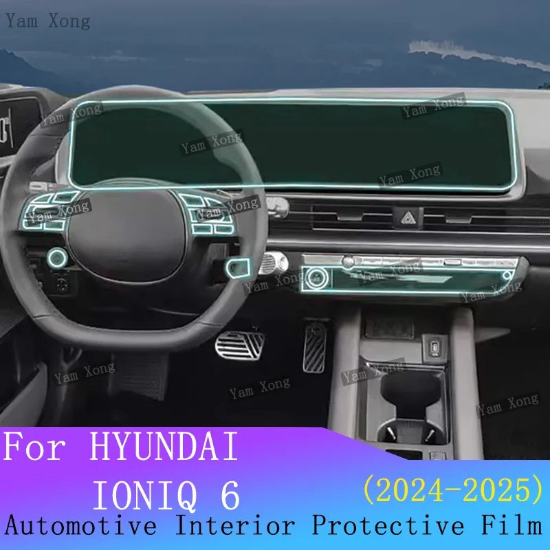 For HYUNDAI IONIQ 6 2024 2025 Car Panel Film GPS Dashboard Protective Sticker Full set Interior Anti-Scratch Film Accessories
For HYUNDAI IONIQ 6 2024 2025 Car Panel Film GPS Dashboard Protective Sticker Full set Interior Anti-Scratch Film Accessories