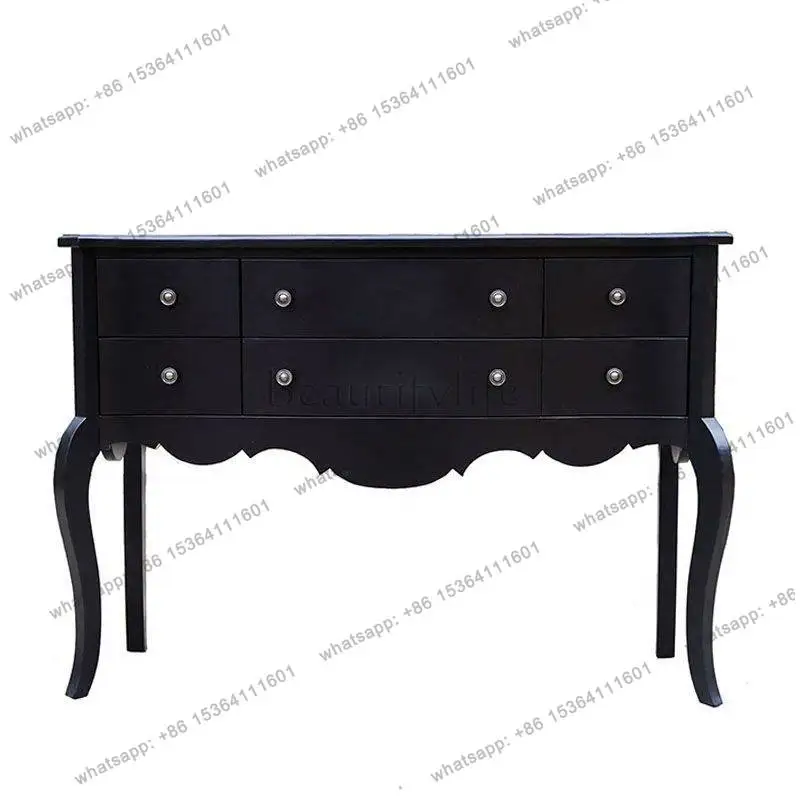 French retro entrance cabinet American medieval foyer wall locker
French retro entrance cabinet American medieval foyer wall locker