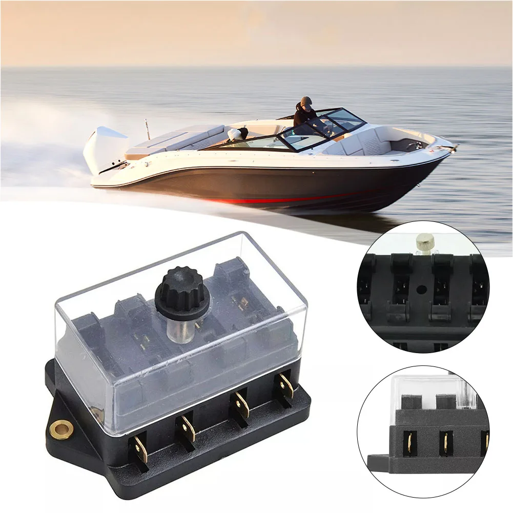 Black Fuse Carrier ATO ATC In-Line 4-Way Fuse Box Holder With 4 Fuse Blades Fuse Holder Block For Truck For Boat For Motorcycle
Black Fuse Carrier ATO ATC In-Line 4-Way Fuse Box Holder With 4 Fuse Blades Fuse Holder Block For Truck For Boat For Motorcycle