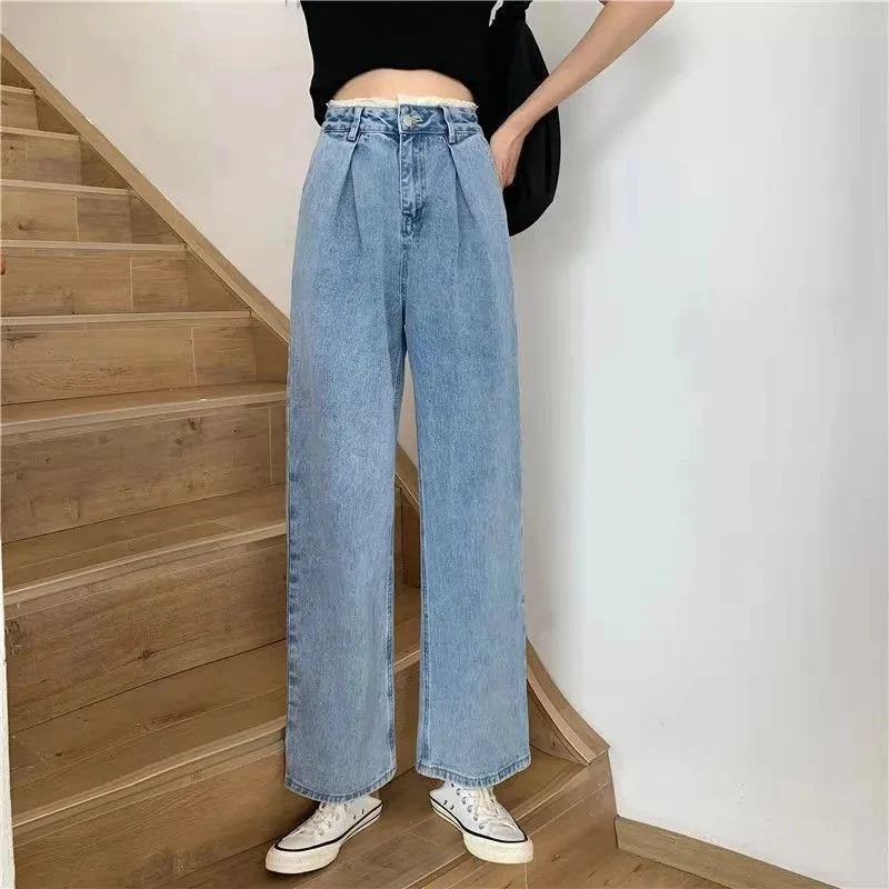 Women's Jeans Casual Vintage Loose Straight Tube Woman Denim Pants Mom Jeans Female Trousers Spring Autumn 2023
Women's Jeans Casual Vintage Loose Straight Tube Woman Denim Pants Mom Jeans Female Trousers Spring Autumn 2023