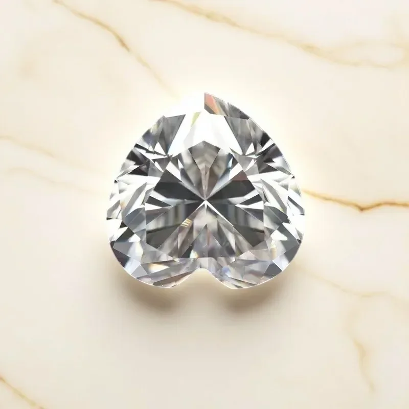 Heart Cut D Color Moissanite Stone VVS1 Lab Grown Gemstones for DIY Jewelry Making Pass Diamond Tester with Certificate
Heart Cut D Color Moissanite Stone VVS1 Lab Grown Gemstones for DIY Jewelry Making Pass Diamond Tester with Certificate