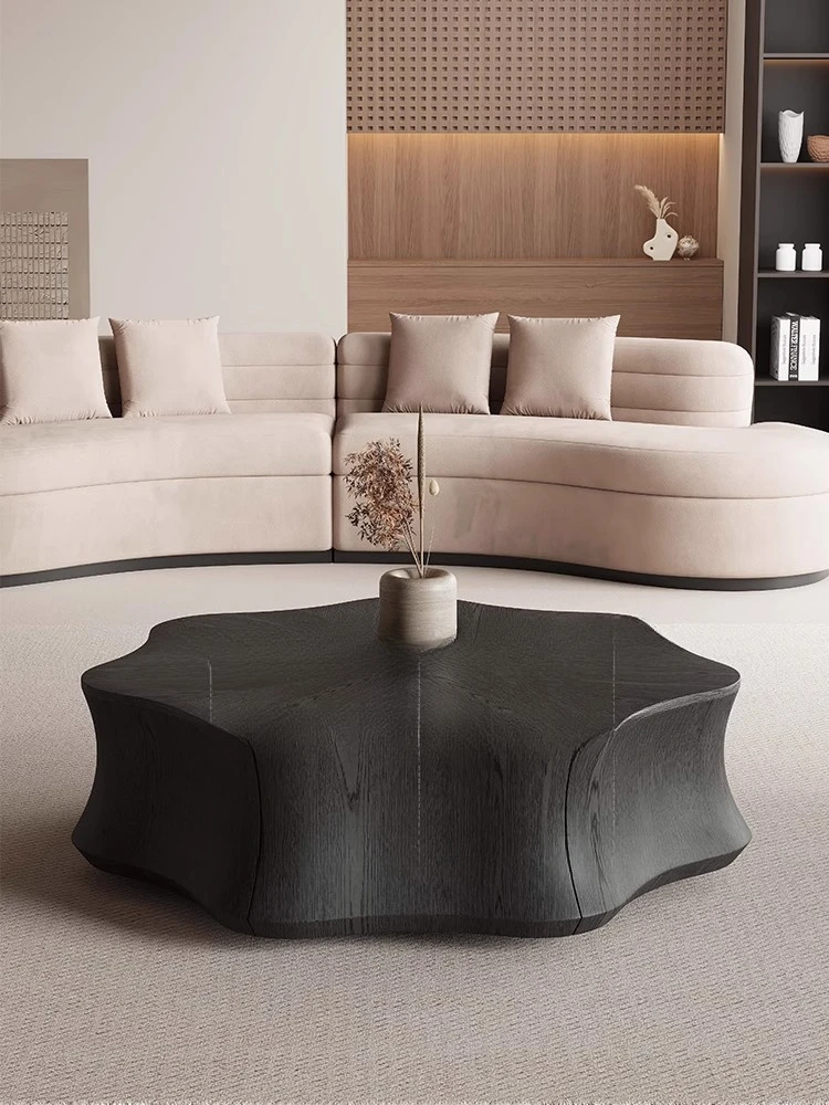 Italian minimalist cloud petal coffee table modern minimalist solid wood tea table
Italian minimalist cloud petal coffee table modern minimalist solid wood tea table