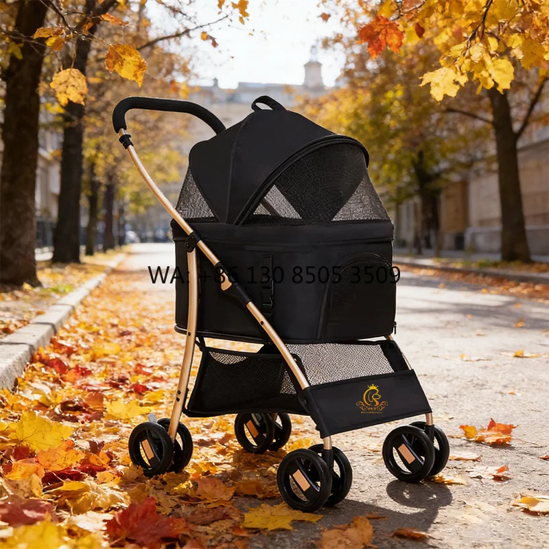 Portable Foldable Pet Stroller Detachable Dog Stroller with Adjustable Canopy Cat Stroller for Pet Travel Outdoor
Portable Foldable Pet Stroller Detachable Dog Stroller with Adjustable Canopy Cat Stroller for Pet Travel Outdoor