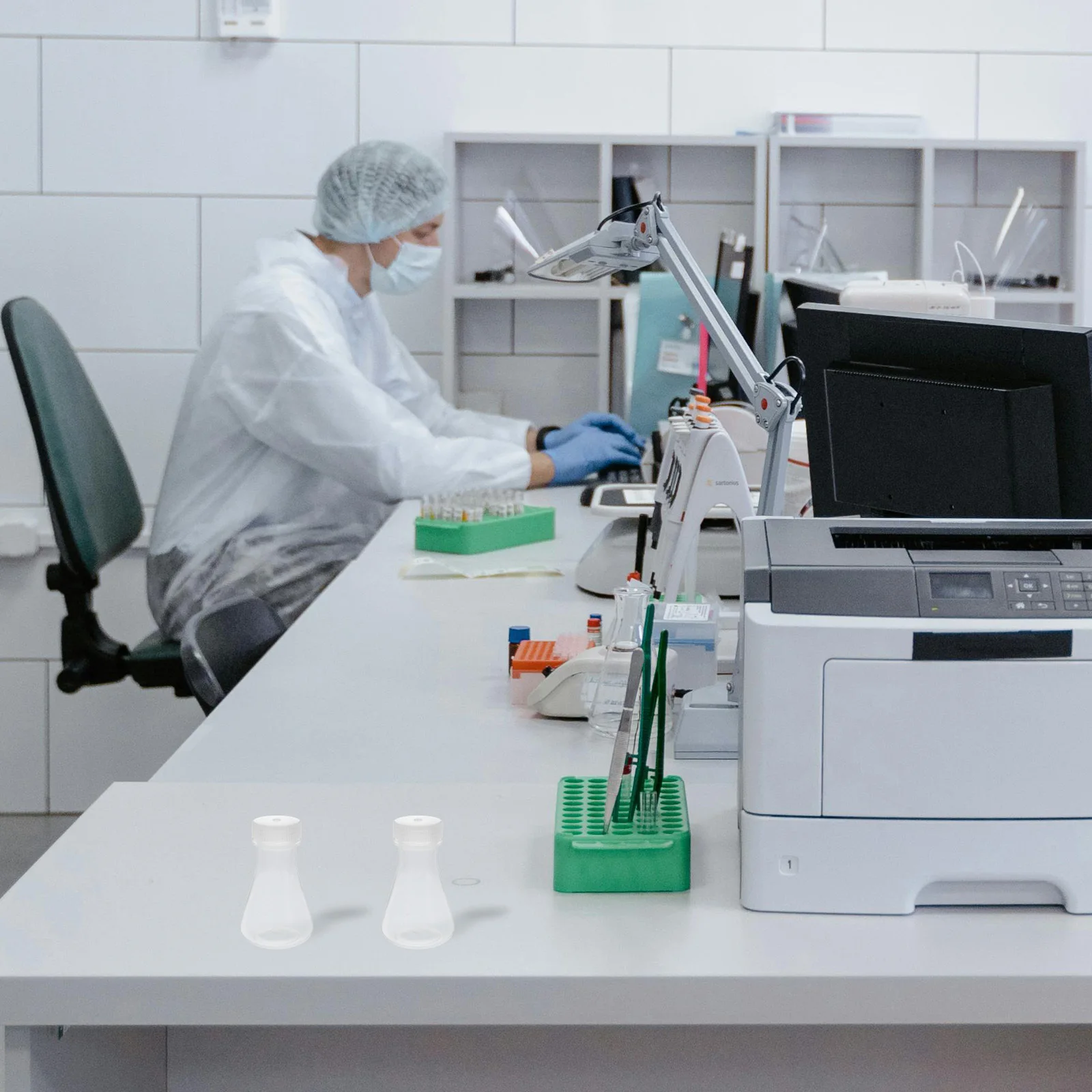 5Pcs Conical Flasks Chemistry Lab Erlenmeyer Clear Plastic Wide Mouth Lid Included Flat Bottom Versatile Use High Temperature
5Pcs Conical Flasks Chemistry Lab Erlenmeyer Clear Plastic Wide Mouth Lid Included Flat Bottom Versatile Use High Temperature