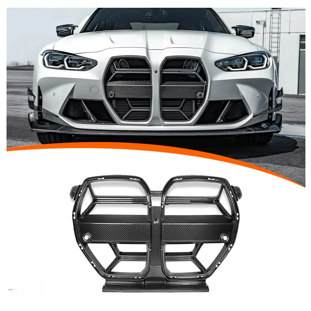 Upgrade Dry Carbon Fiber CSL Front Grille With ACC Auto Performance Parts Body Kit Bumper Radiator Grill for M4 G82 M3 G80
Upgrade Dry Carbon Fiber CSL Front Grille With ACC Auto Performance Parts Body Kit Bumper Radiator Grill for M4 G82 M3 G80