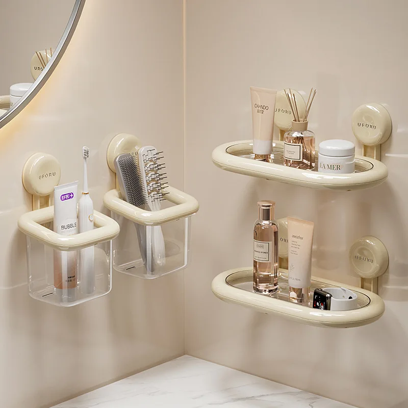 Creative Home Dental Plastic Brush Shelf Wall-mounted Perforation-free Suction Cup Toilet Transparent Storage Box
Creative Home Dental Plastic Brush Shelf Wall-mounted Perforation-free Suction Cup Toilet Transparent Storage Box