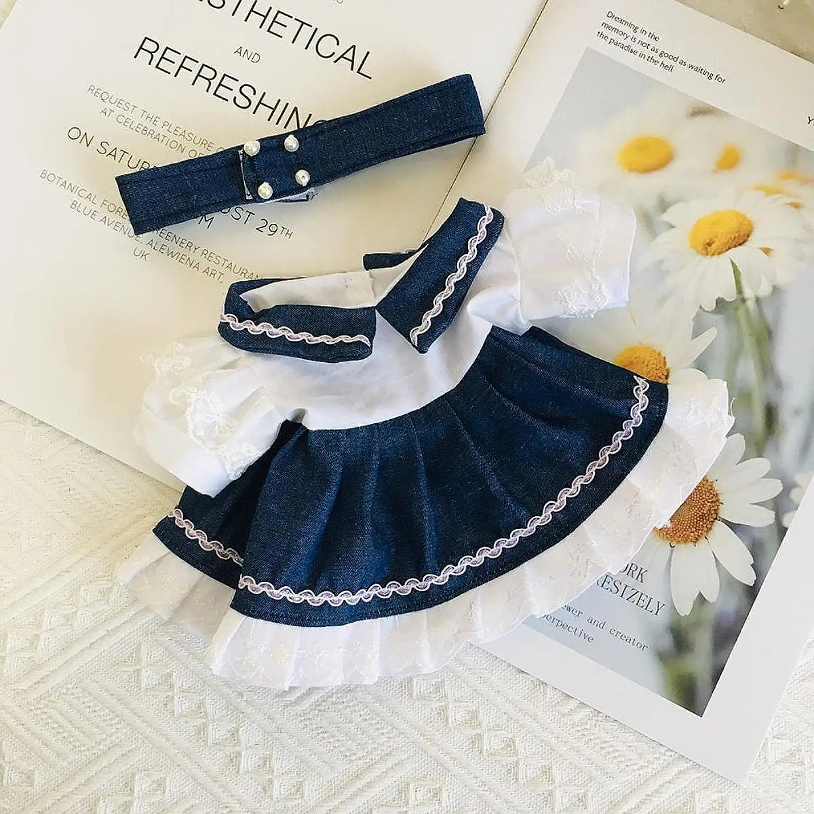 2x Fashion Dolls Denim Dress with Belt Outfits Accs, Handmade Clothing for 15inch Dolls Dress up New Year Gifts
2x Fashion Dolls Denim Dress with Belt Outfits Accs, Handmade Clothing for 15inch Dolls Dress up New Year Gifts
