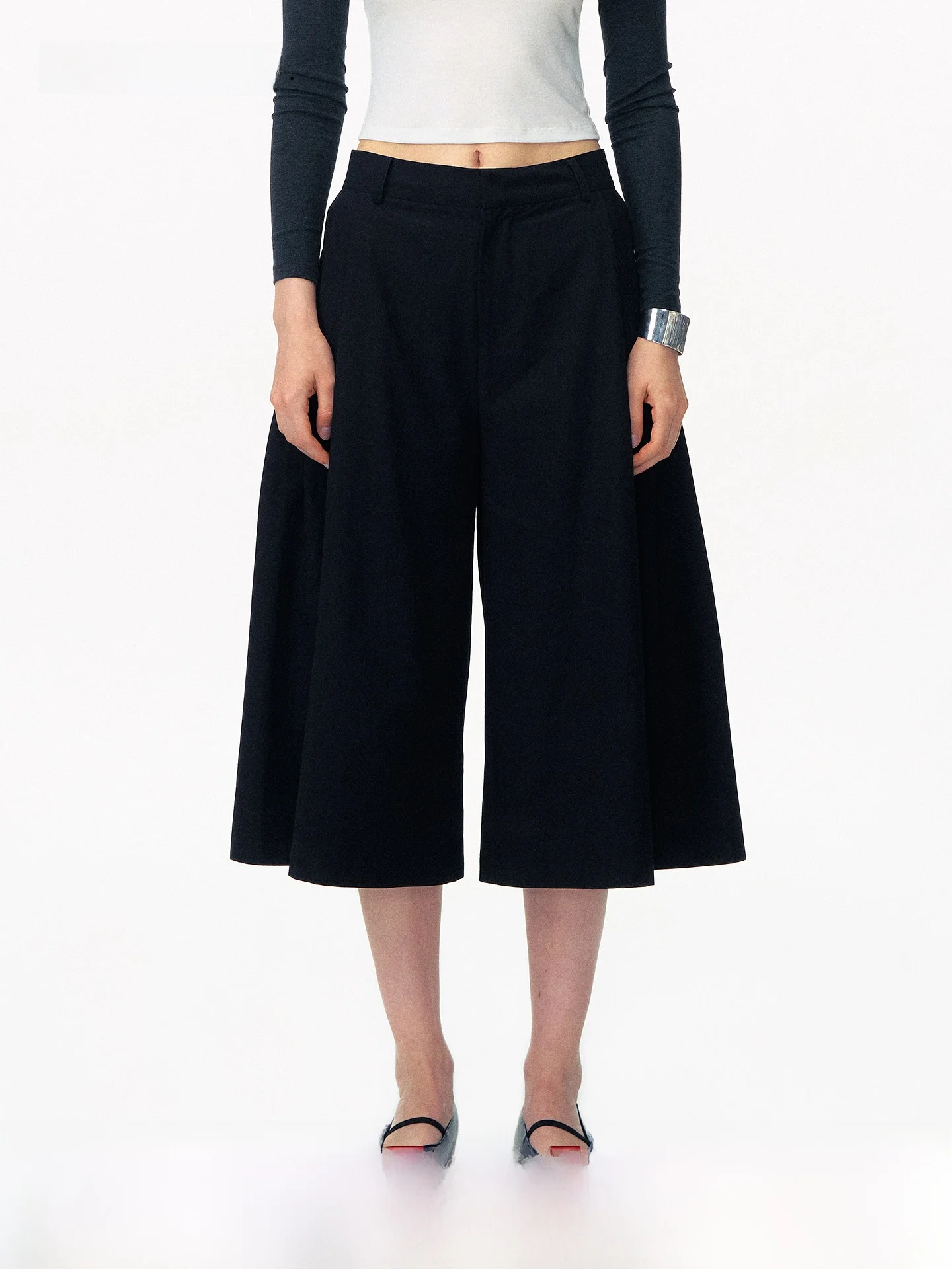Slimming Wide Leg Casual Pants Women's Summer New Sle Folded Hem Eighteen Pants Cotton Blend Comfortable l Waist
Slimming Wide Leg Casual Pants Women's Summer New Sle Folded Hem Eighteen Pants Cotton Blend Comfortable l Waist