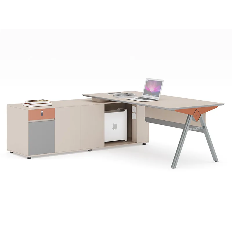 Simple modern light luxury boss desk supervisor office desk and chair combination, for: SJYP-JSD018A
Simple modern light luxury boss desk supervisor office desk and chair combination, for: SJYP-JSD018A