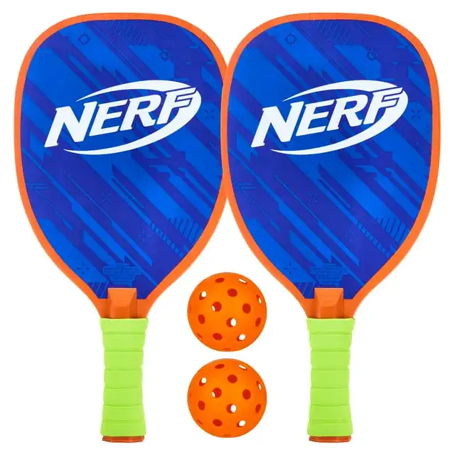 Набор весла NERF для 2-игрового пиклбола — молодежный пиклбол — (2) деревянные весла + (2) пиклболы
Набор весла NERF для 2-игрового пиклбола — молодежный пиклбол — (2) деревянные весла + (2) пиклболы
