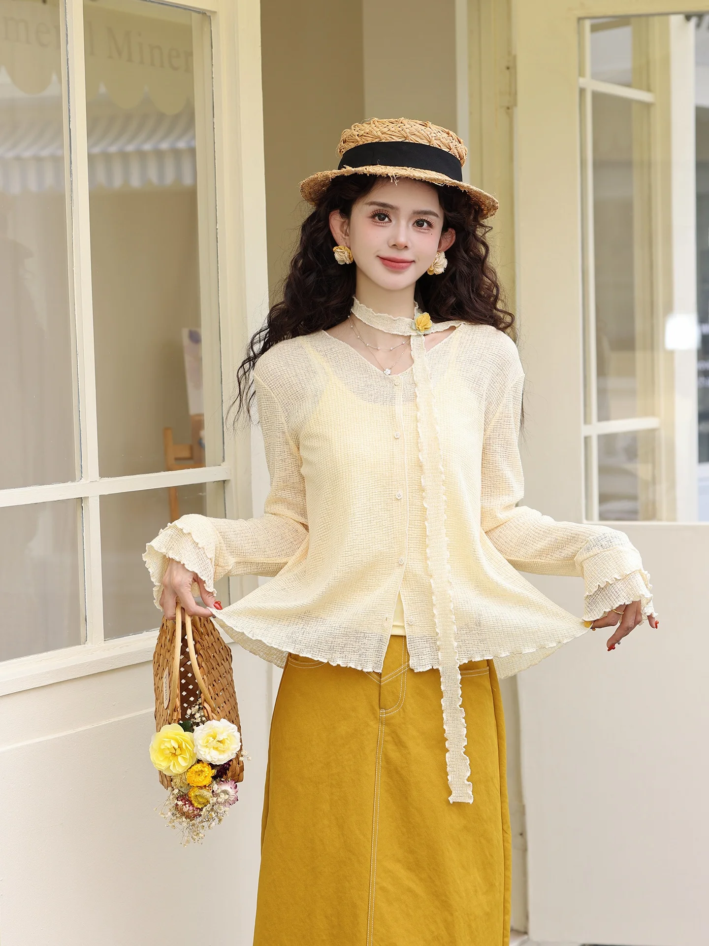 Chendong Deep Well Moon Shadow Long Sleeve Knitted Open Cardigan Women's Loose Slimming Early Spring Top Vintage Style Polyes...
Chendong Deep Well Moon Shadow Long Sleeve Knitted Open Cardigan Women's Loose Slimming Early Spring Top Vintage Style Polyes...