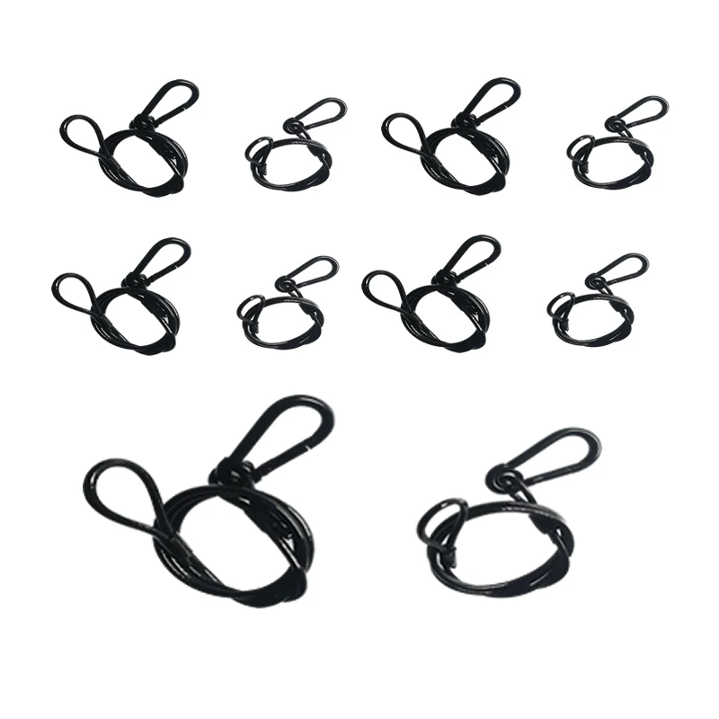 3x70mmStainless Steel Rope PVC Thickness Wire Safety Cables With Looped Ends For Stage Light Tough Guard Security Lock Stage Par
3x70mmStainless Steel Rope PVC Thickness Wire Safety Cables With Looped Ends For Stage Light Tough Guard Security Lock Stage Par